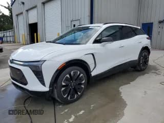 ✅ 2024 Chevrolet Blazer EV RWD RS • VIN: 3GNKDHRKXRS257616 • Лот: 65458725. Опубликован ранее на Copart с пробегом 10 983 миль. Бесплатный доступ к архиву аукционных продаж из США и подробный отчёт об истории автомобиля на DreamBid. Изображение 1.