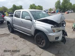 ✅ 2014 Toyota Tacoma PreRunner • VIN: 5TFJX4GN5EX035463 • Lot: 43116598. Listed on IAAI with 114,407 mi. Free auction sales archive from the USA and detailed vehicle history report at DreamBid. Image 1.