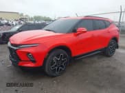 ✅ 2023 Chevrolet Blazer RS • VIN: 3GNKBKRS8PS155103 • Lot: 42231530. Listed on IAAI with 21,751 mi. Free auction sales archive from the USA and detailed vehicle history report at DreamBid. Image 2.
