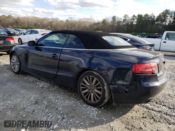 ✅ 2011 Audi A5 Premium Plus • VIN: WAUJFAFHXBN015601 • Lot: 42585065. Listed on Copart with 174,452 mi. Free auction sales archive from the USA and detailed vehicle history report at DreamBid. Image 2.