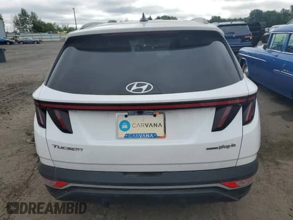 2022 Hyundai Tucson SEL with VIN KM8JBDA23NU046973, listed as a Copart auction lot 59951695 with 50,940 mi miles and Salvage title. Bid and sale history available at DreamBid. Image 6.