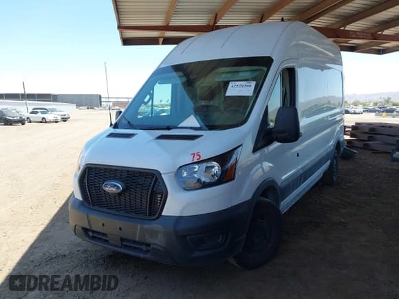 ✅ 2023 Ford Transit Cargo • VIN: 1FTBR1X87PKB01454 • Lot: 42520360. Listed on IAAI with 50,674 mi. Free auction sales archive from the USA and detailed vehicle history report at DreamBid. Image 6.