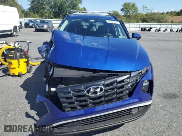 2023 Hyundai Tucson SEL with VIN 5NMJFCAE5PH166331, listed as a Copart auction lot 84397595 with 29,577 mi miles and Salvage title. Bid and sale history available at DreamBid. Image 5.