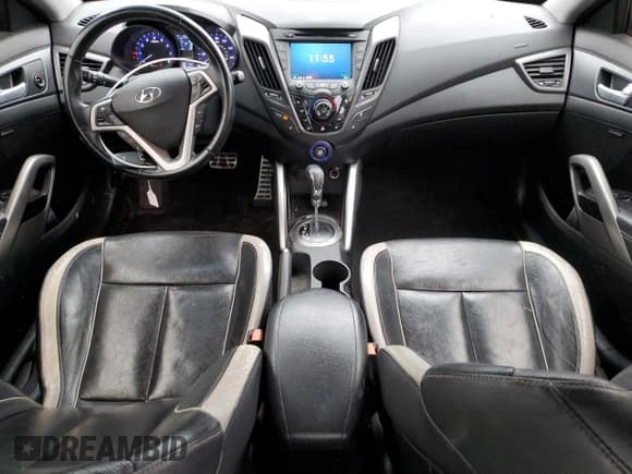 ✅ 2015 Hyundai Veloster Turbo • VIN: KMHTC6AE4FU228789 • Lot: 85890024. Wystawiony na Copart z przebiegiem 116 284 mil. Bezpłatny archiwum sprzedaży aukcyjnych z USA i szczegółowy raport historii pojazdu na DreamBid. Zdjęcie 8.