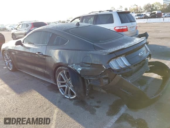 ✅ 2023 Ford Mustang GT • VIN: 1FA6P8CF3P5306777 • Lot: 41820012. Listed on IAAI with 27,208 mi. Free auction sales archive from the USA and detailed vehicle history report at DreamBid. Image 3.