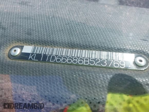 ✅ 2006 Chevrolet Aveo LS • VIN: KL1TD66686B523769 • Lot: 42835077. Wystawiony na IAAI z przebiegiem Nie podano. Bezpłatny archiwum sprzedaży aukcyjnych z USA i szczegółowy raport historii pojazdu na DreamBid. Zdjęcie 9.