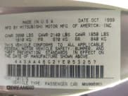 ✅ 2000 Mitsubishi Galant ES • VIN: 4A3AA46G2YE053257 • Lot: 42416856. Wystawiony na IAAI z przebiegiem 178 237 mil. Bezpłatny archiwum sprzedaży aukcyjnych z USA i szczegółowy raport historii pojazdu na DreamBid. Zdjęcie 9.