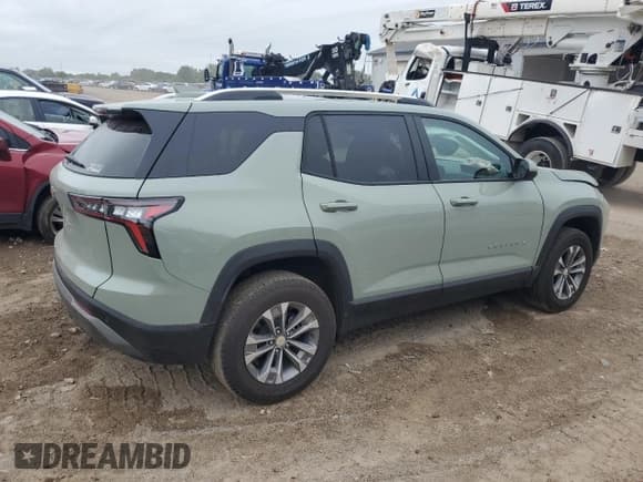 ✅ 2025 Chevrolet Equinox FWD LT • VIN: 3GNAXHEG4SL287490 • Лот: 62174495. Опубликован ранее на Copart с пробегом 2 832 миль. Бесплатный доступ к архиву аукционных продаж из США и подробный отчёт об истории автомобиля на DreamBid. Изображение 3.