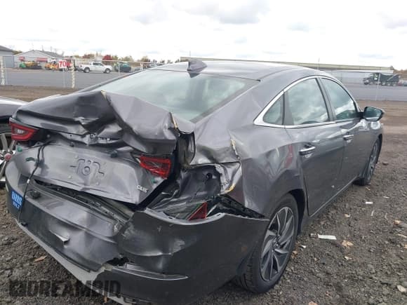 ✅ 2022 Honda Insight Touring • VIN: 19XZE4F91NE003817 • Lot: 43526822. Listed on IAAI with 55,524 mi. Free auction sales archive from the USA and detailed vehicle history report at DreamBid. Image 4.