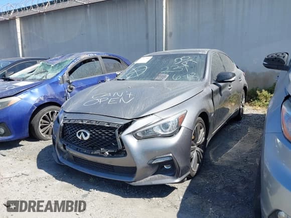 ✅ 2020 Infiniti Q50 Pure • VIN: JN1EV7AP3LM208059 • Lot: 42017901. Listed on IAAI with 47,185 mi. Free auction sales archive from the USA and detailed vehicle history report at DreamBid. Image 2.