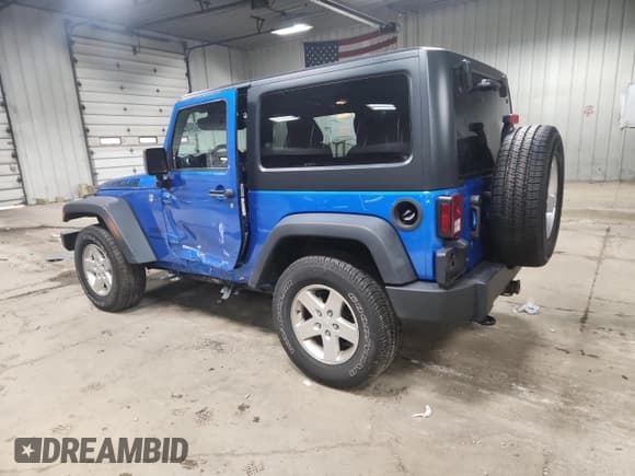 ✅ 2015 Jeep Wrangler Sport • VIN: 1C4AJWAG4FL530673 • Lot: 92408205. Listed on Copart with 93,472 mi. Free auction sales archive from the USA and detailed vehicle history report at DreamBid. Image 2.