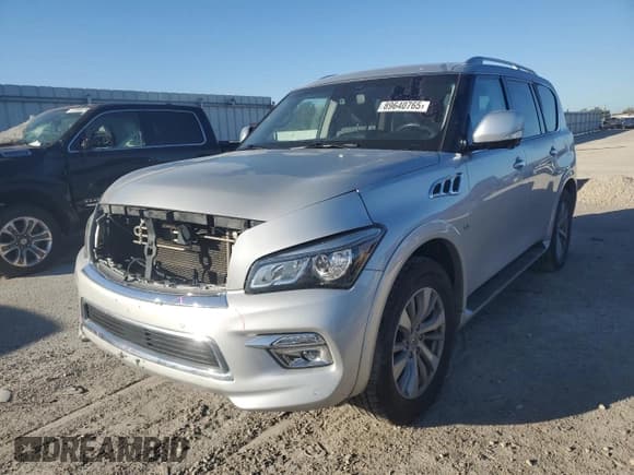 ✅ 2017 Infiniti QX80 • VIN: JN8AZ2NE3H9152683 • Lot: 89640765. Listed on Copart with 119,273 mi. Free auction sales archive from the USA and detailed vehicle history report at DreamBid. Image 1.