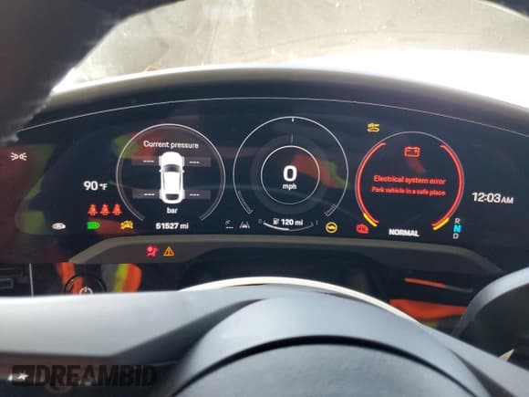 ✅ 2021 Porsche Taycan 4 • VIN: WP0BA2Y1XMSA71086 • Lot: 69446345. Listed on Copart with 51,527 mi. Free auction sales archive from the USA and detailed vehicle history report at DreamBid. Image 9.