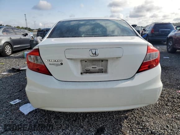 ✅ 2012 Honda Civic EX • VIN: 19XFB2F88CE071326 • Lot: 92994275. Listed on Copart with Not provided. Free auction sales archive from the USA and detailed vehicle history report at DreamBid. Image 6.