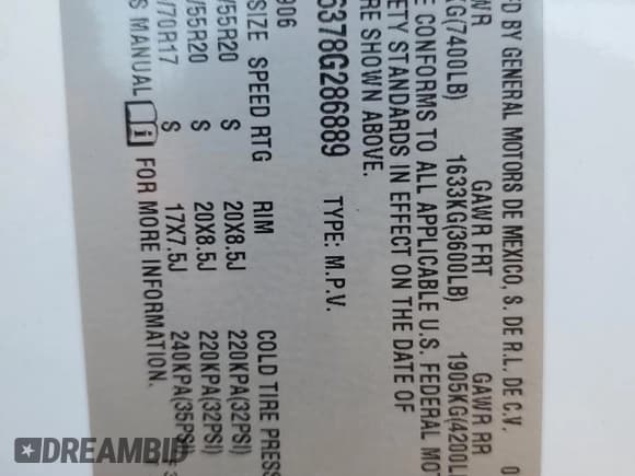 ✅ 2008 Chevrolet Suburban LTZ • VIN: 3GNFK16378G286889 • Lot: 89491935. Wystawiony na Copart z przebiegiem 227 268 mil. Bezpłatny archiwum sprzedaży aukcyjnych z USA i szczegółowy raport historii pojazdu na DreamBid. Zdjęcie 14.