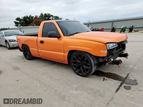 2007 Chevrolet Silverado 1500 Work Truck with VIN 1GCEC14VX7Z180618, listed as a Copart auction lot 63578245 with 199,132 mi miles and Salvage title. Bid and sale history available at DreamBid. Image 4.