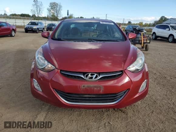 2012 Hyundai Elantra Limited with VIN KMHDH4AE3CU344801, listed as a Copart auction lot 85105085 with 126,367 mi miles and Clean title. Bid and sale history available at DreamBid. Image 5.