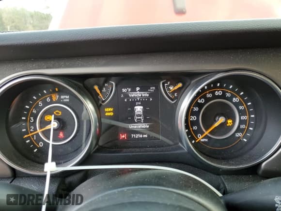 ✅ 2020 Jeep Wrangler Willys • VIN: 1C4GJXAG8LW180801 • Lot: 87551435. Listed on Copart with 71,216 mi. Free auction sales archive from the USA and detailed vehicle history report at DreamBid. Image 9.