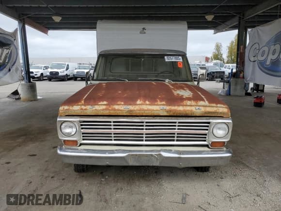 ✅ 1969 Ford F-150 • VIN: F10YRF80474 • Lot: 92677805. Listed on Copart with 25,680 mi. Free auction sales archive from the USA and detailed vehicle history report at DreamBid. Image 5.