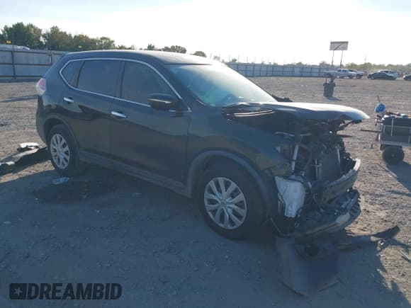 ✅ 2015 Nissan Rogue S • VIN: KNMAT2MT6FP541968 • Lot: 43435284. Listed on IAAI with 171,322 mi. Free auction sales archive from the USA and detailed vehicle history report at DreamBid. Image 1.