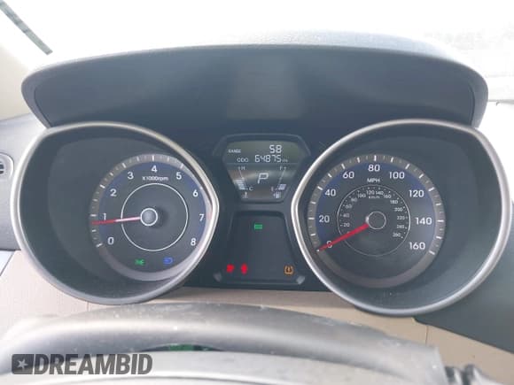 ✅ 2013 Hyundai Elantra GLS • VIN: KMHDH4AE9DU631867 • Lot: 43363264. Listed on IAAI with 64,875 mi. Free auction sales archive from the USA and detailed vehicle history report at DreamBid. Image 7.