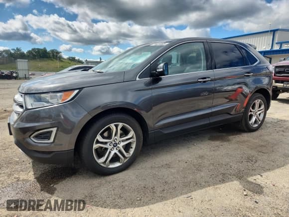 ✅ 2015 Ford Edge Titanium • VIN: 2FMTK4K90FBB13511 • Lot: 71624465. Listed on Copart with 168,052 mi. Free auction sales archive from the USA and detailed vehicle history report at DreamBid. Image 1.