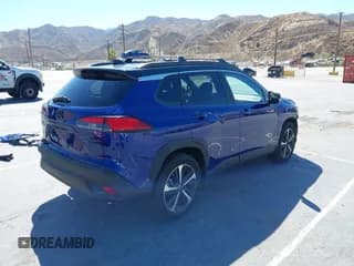 ✅ 2025 Toyota Corolla Cross Hybrid S • VIN: 7MUFBABG9SV067495 • Lot: 43169586. Listed on IAAI with 4,255 mi. Free auction sales archive from the USA and detailed vehicle history report at DreamBid. Image 4.