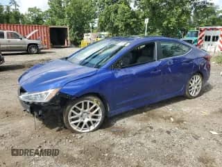 2020 Hyundai Elantra Sport z VIN KMHD04LB1LU040618, wystawiony jako Copart lot #63790695 z przebiegiem 61 687 mil mil oraz Szkoda całkowita • Salvage title. Historia ofert i sprzedaży dostępna na DreamBid. Obrazek 1.