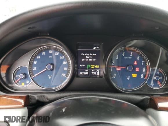 ✅ 2009 Maserati GranTurismo • VIN: ZAMGJ45A990044267 • Lot: 84144674. Listed on Copart with 63,178 mi. Free auction sales archive from the USA and detailed vehicle history report at DreamBid. Image 9.