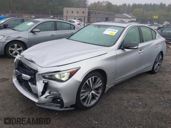 ✅ 2018 Infiniti Q50 Luxe • VIN: JN1EV7ARXJM435554 • Lot: 42197890. Wystawiony na IAAI z przebiegiem 62 672 mil. Bezpłatny archiwum sprzedaży aukcyjnych z USA i szczegółowy raport historii pojazdu na DreamBid. Zdjęcie 2.