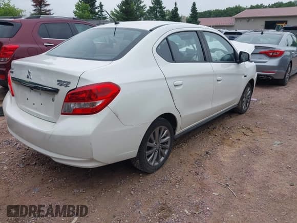 ✅ 2019 Mitsubishi Mirage ES • VIN: ML32F3FJ1KHF08920 • Lot: 42594207. Listed on IAAI with 89,542 mi. Free auction sales archive from the USA and detailed vehicle history report at DreamBid. Image 4.