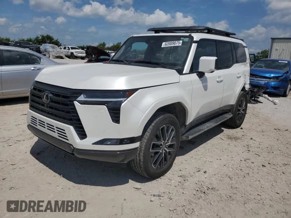 ✅ 2025 Lexus GX 550 Premium • VIN: JTJTBCDX4S5038091 • Lot: 62009075. Listed on Copart with 9,312 mi. Free auction sales archive from the USA and detailed vehicle history report at DreamBid. Image 1.