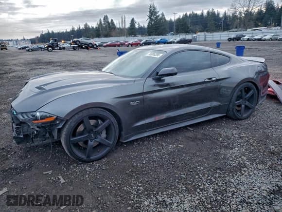 ✅ 2018 Ford Mustang GT Premium • VIN: 1FA6P8CF0J5166159 • Lot: 95095395. Listed on Copart with 88,516 mi. Free auction sales archive from the USA and detailed vehicle history report at DreamBid. Image 1.