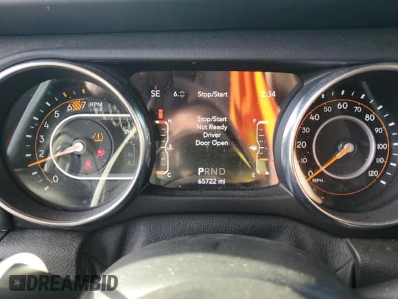 ✅ 2020 Jeep Wrangler Unlimited Sahara • VIN: 1C4HJXEN8LW123964 • Lot: 90868795. Listed on Copart with 65,722 mi. Free auction sales archive from the USA and detailed vehicle history report at DreamBid. Image 9.