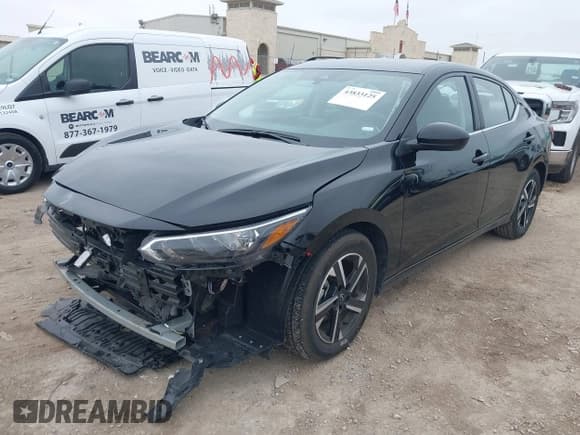 ✅ 2025 Nissan Sentra SV • VIN: 3N1AB8CV3SY340727 • Lot: 43833125. Listed on IAAI with 13,815 mi. Free auction sales archive from the USA and detailed vehicle history report at DreamBid. Image 2.