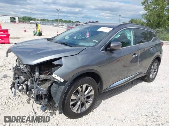 ✅ 2018 Nissan Murano SV • VIN: 5N1AZ2MH1JN119374 • Lot: 43073234. Listed on IAAI with 69,377 mi miles. Access the free auction sales archive from the USA and view a detailed vehicle history report at DreamBid. Image 2.