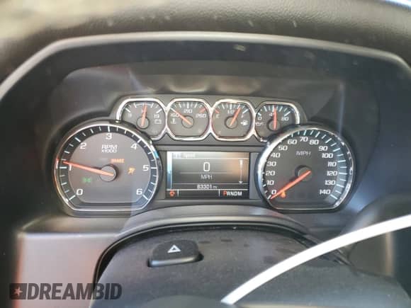 2014 Chevrolet Silverado 1500 LT with VIN 1GCVKREC5EZ367390, listed as a Copart auction lot 81121905 with 83,301 mi miles and Salvage title. Bid and sale history available at DreamBid. Image 9.