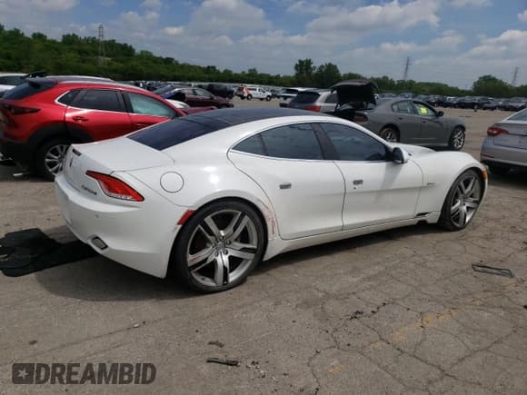 ✅ 2012 Fisker Karma EcoSport • VIN: YH4K14AA4CA001399 • Lot: 58795325. Listed on Copart with Not provided. Free auction sales archive from the USA and detailed vehicle history report at DreamBid. Image 3.