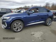 ✅ 2023 Audi Q4 e-tron Sportback Premium • VIN: WA122BFZ8PP055473 • Lot: 78151634. Listed on Copart with 6,972 mi. Free auction sales archive from the USA and detailed vehicle history report at DreamBid. Image 1.