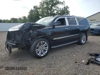 ✅ 2017 Cadillac Escalade ESV Premium Luxury • VIN: 1GYS4JKJ5HR115090 • Lot: 64448905. Wystawiony na Copart z przebiegiem 118 398 mil. Bezpłatny archiwum sprzedaży aukcyjnych z USA i szczegółowy raport historii pojazdu na DreamBid. Zdjęcie 1.