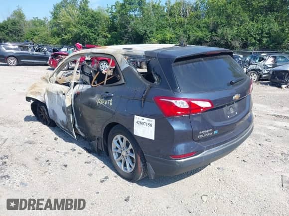 2018 Chevrolet Equinox LT с VIN 3GNAXUEU0JL157624, выставлен на аукционе IAAI как лот 42807158 с пробегом Не указан миль и . История ставок и продаж доступна на DreamBid. Изображение 3.