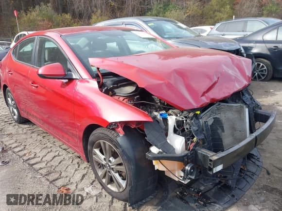 ✅ 2017 Hyundai Elantra Limited • VIN: 5NPD84LF9HH128513 • Lot: 43621700. Listed on IAAI with 175,891 mi. Free auction sales archive from the USA and detailed vehicle history report at DreamBid. Image 1.