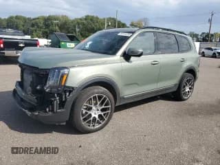 ✅ 2023 Kia Telluride EX X-Line • VIN: 5XYP3DGC1PG393248 • Lot: 85141235. Wystawiony na Copart z przebiegiem 34 046 mil. Bezpłatny archiwum sprzedaży aukcyjnych z USA i szczegółowy raport historii pojazdu na DreamBid. Zdjęcie 1.