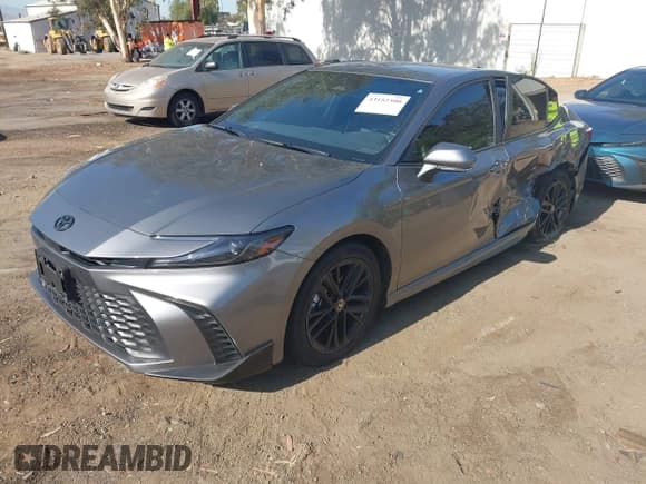 ✅ 2025 Toyota Camry SE • VIN: 4T1DAACK5SU594691 • Lot: 43152300. Listed on IAAI with 8,647 mi. Free auction sales archive from the USA and detailed vehicle history report at DreamBid. Image 2.
