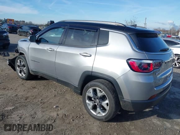 ✅ 2018 Jeep Compass Limited • VIN: 3C4NJDCB8JT478968 • Lot: 43809372. Listed on IAAI with 36,570 mi. Free auction sales archive from the USA and detailed vehicle history report at DreamBid. Image 3.