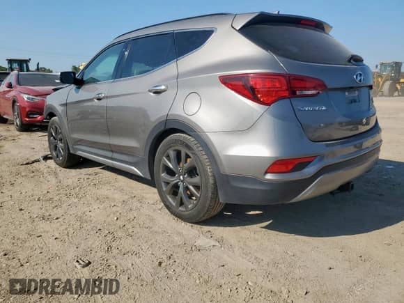 2017 Hyundai Santa Fe Ultimate with VIN 5XYZWDLA8HG440586, listed as a Copart auction lot 71643065 with 92,351 mi miles and Salvage title. Bid and sale history available at DreamBid. Image 2.