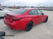 ✅ 2018 Infiniti Q50 Red Sport 400 • VIN: JN1FV7AR7JM700225 • Lot: 43645724. Listed on IAAI with 82,075 mi. Free auction sales archive from the USA and detailed vehicle history report at DreamBid. Image 4.