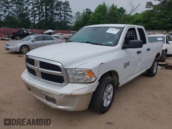 ✅ 2020 Ram 1500 Tradesman • VIN: 1C6RR6FG0LS138352 • Lot: 42085740. Listed on IAAI with 156,050 mi. Free auction sales archive from the USA and detailed vehicle history report at DreamBid. Image 2.