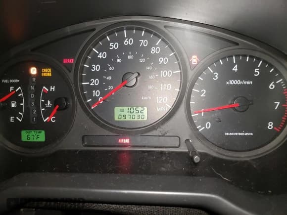 ✅ 2007 Subaru Impreza i • VIN: JF1GD61607H507071 • Лот: 92134415. Опубликован ранее на Copart с пробегом 97 030 миль. Бесплатный доступ к архиву аукционных продаж из США и подробный отчёт об истории автомобиля на DreamBid. Изображение 9.