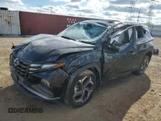 2024 Hyundai Tucson SEL z VIN 5NMJFCDE0RH368993, wystawiony jako Copart lot #71482335 z przebiegiem 18 173 mil mil oraz Szkoda całkowita • Salvage title. Historia ofert i sprzedaży dostępna na DreamBid. Obrazek 1.